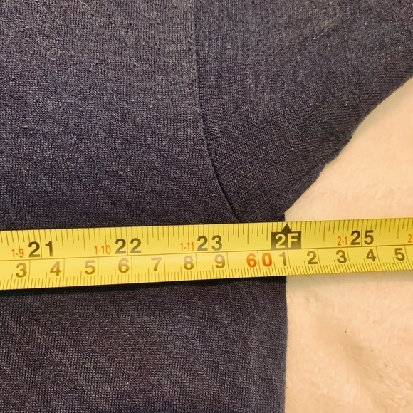 Endless Designs T-Shirt 2XL Navy Blue Embroidered Floral Design Cotton Poly - Picture 12 of 13